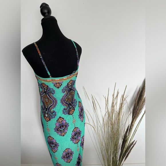 Colori maxi Paisley Print Dress size large - Picture 5 of 7